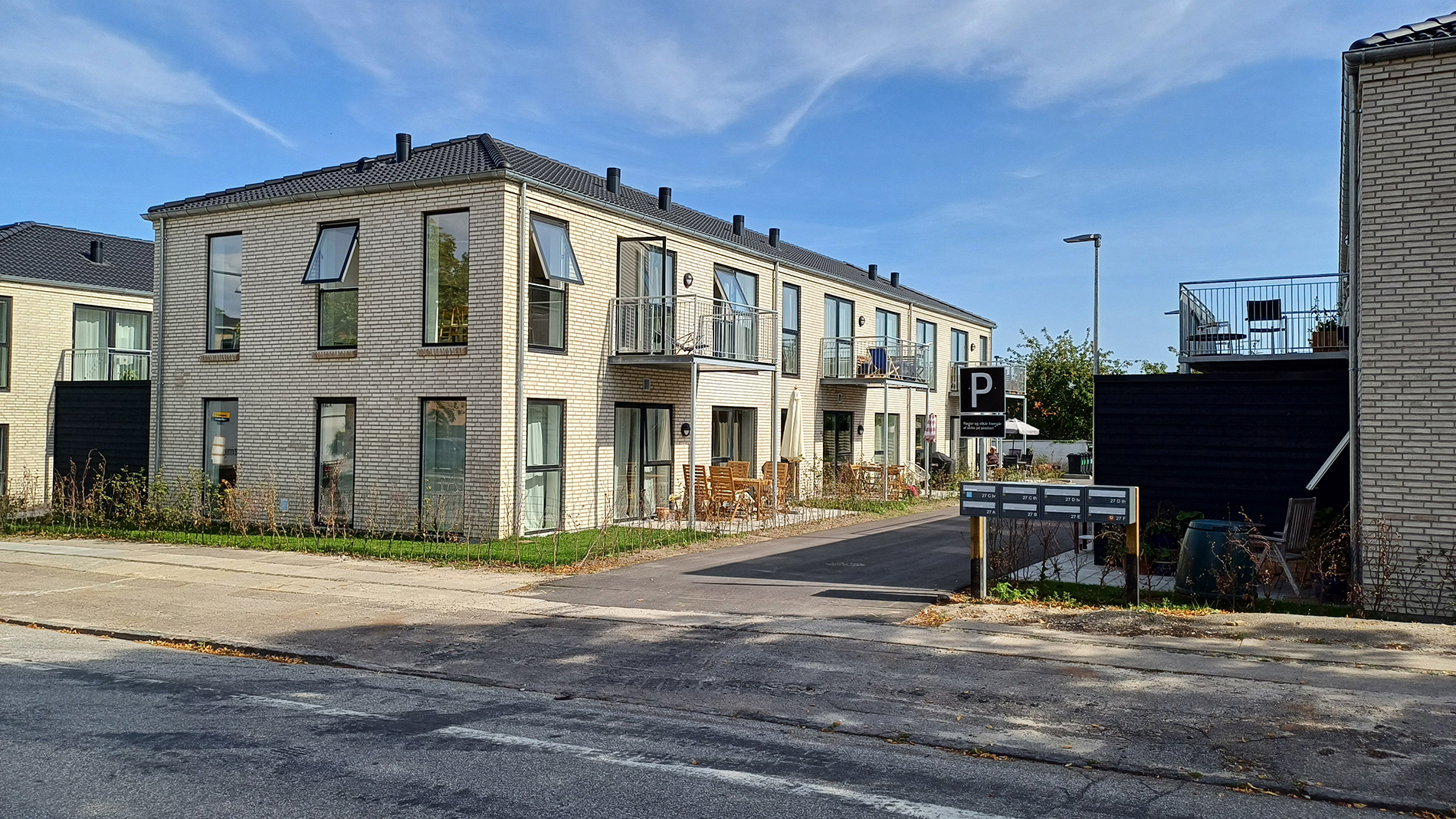 Byggeprojekt ved Damhus Boulevard i Rødovre.